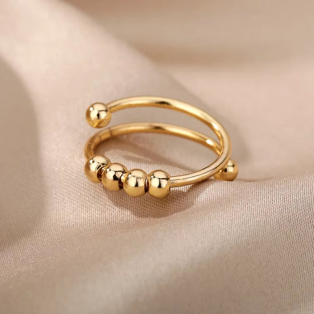 Gold Color Stainless Steel Rings