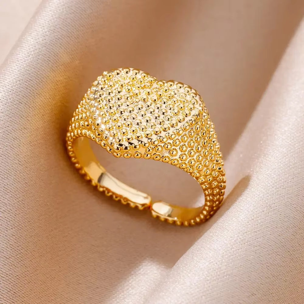 Gold Color Stainless Steel Rings