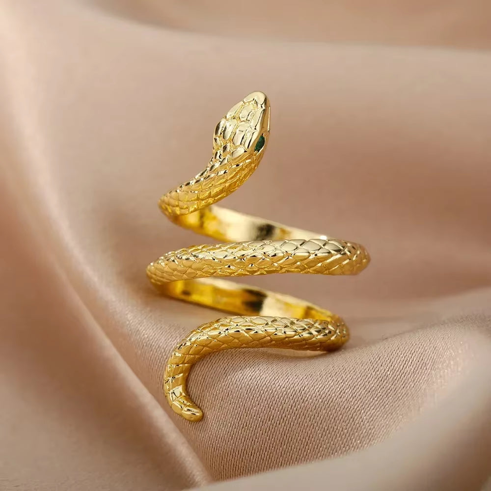 Gold Color Stainless Steel Rings