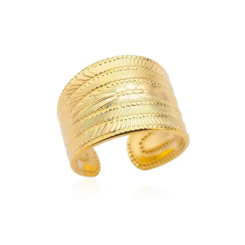 Gold Color Stainless Steel Rings