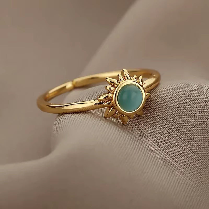 Gold Color Stainless Steel Rings