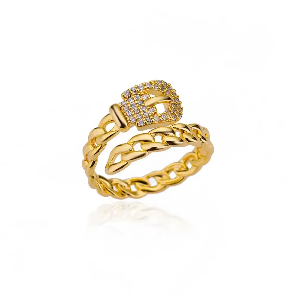 Gold Color Stainless Steel Rings
