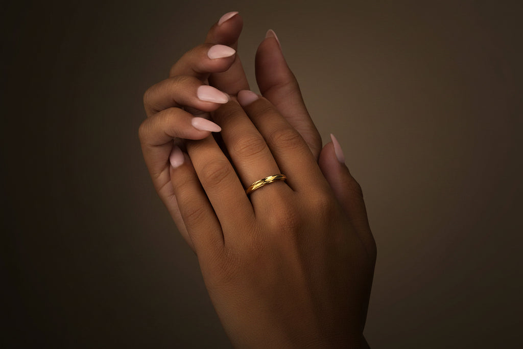 Textured Spinner Ring