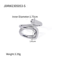 Geometric Hollow Wide Ring