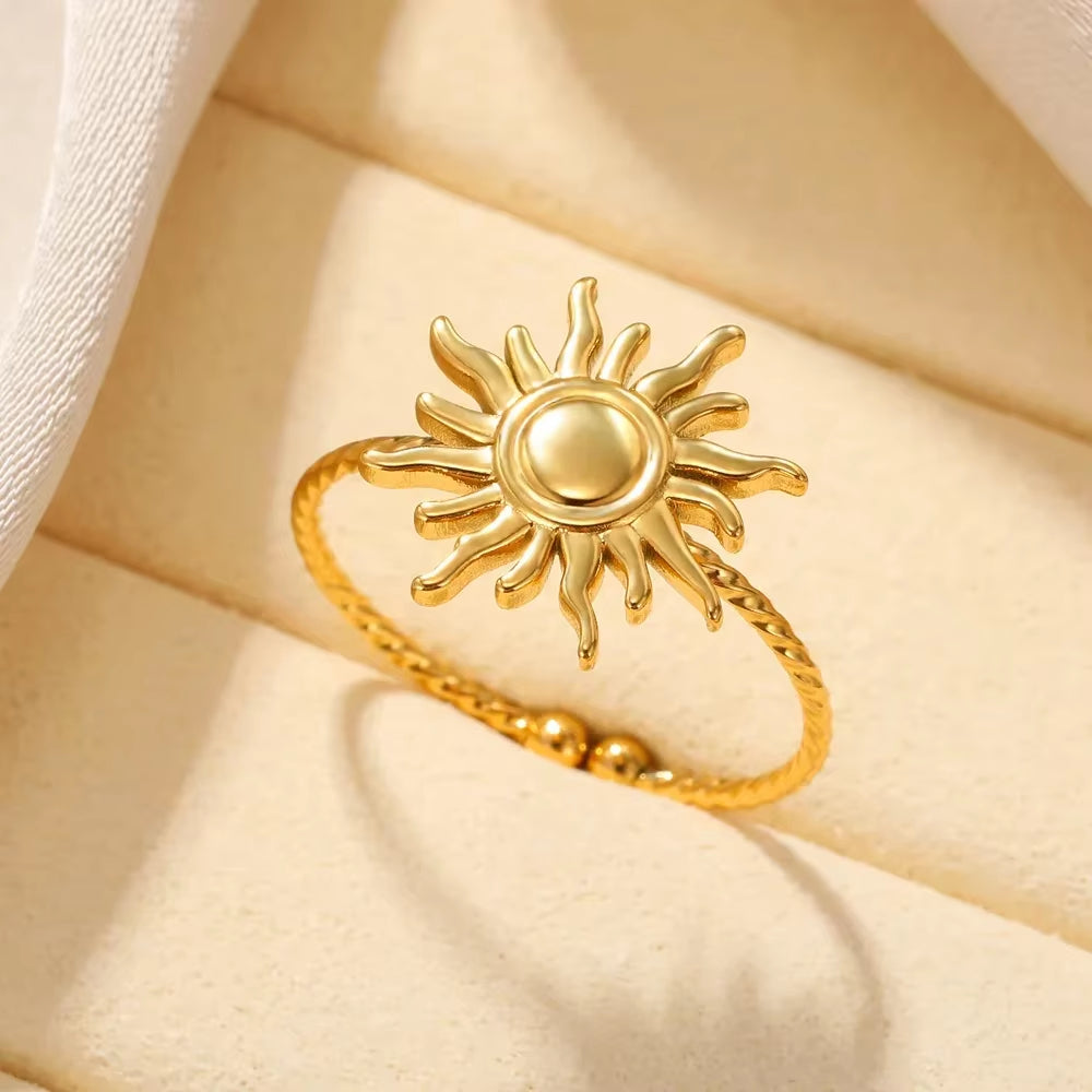 Gold Color Stainless Steel Rings