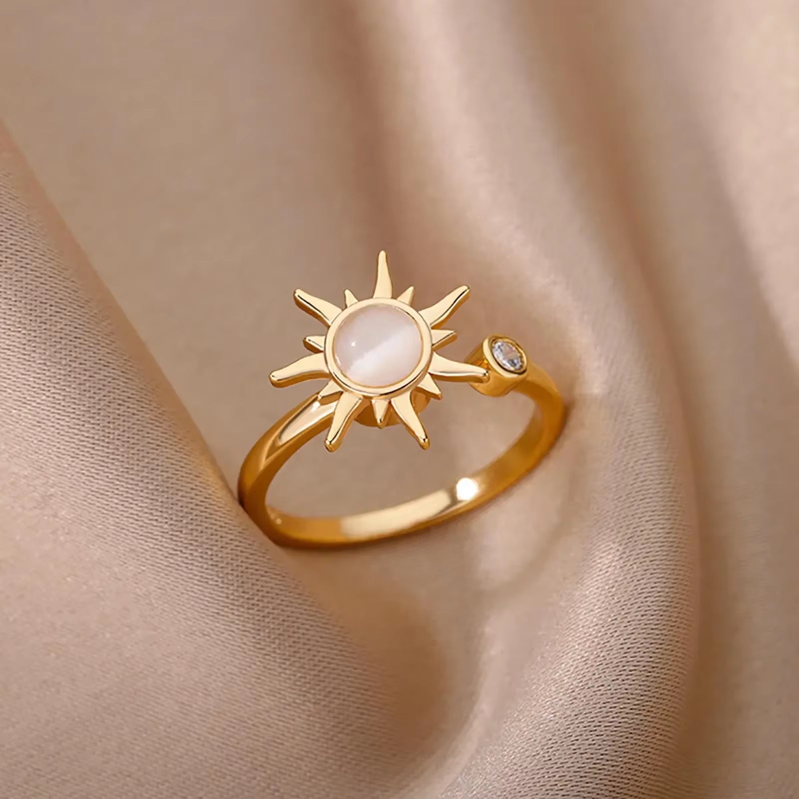 Gold Color Stainless Steel Rings