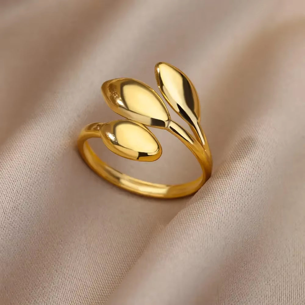 Gold Color Stainless Steel Rings