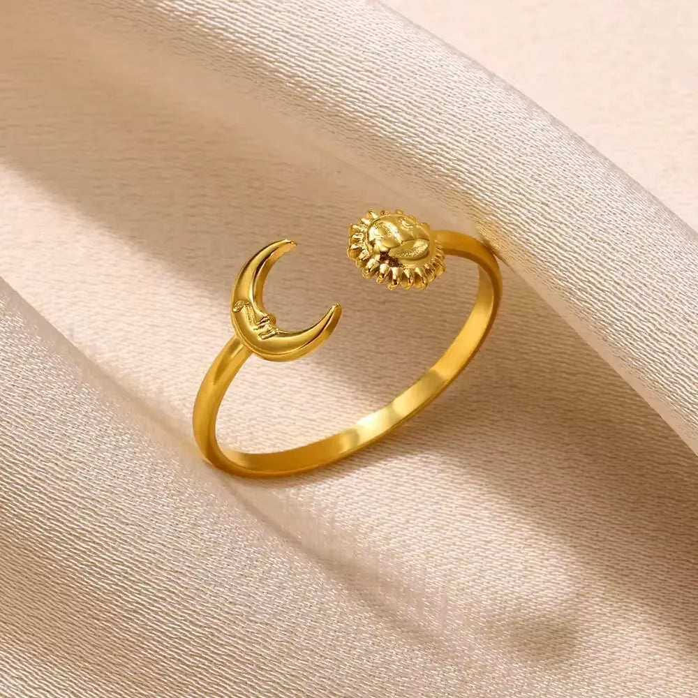 Gold Color Stainless Steel Rings